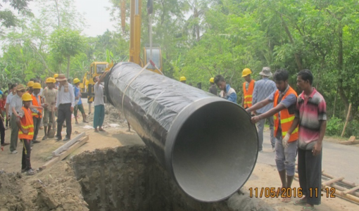 Construction of Clear Water Transmission Mains including River Crossing, KWSP